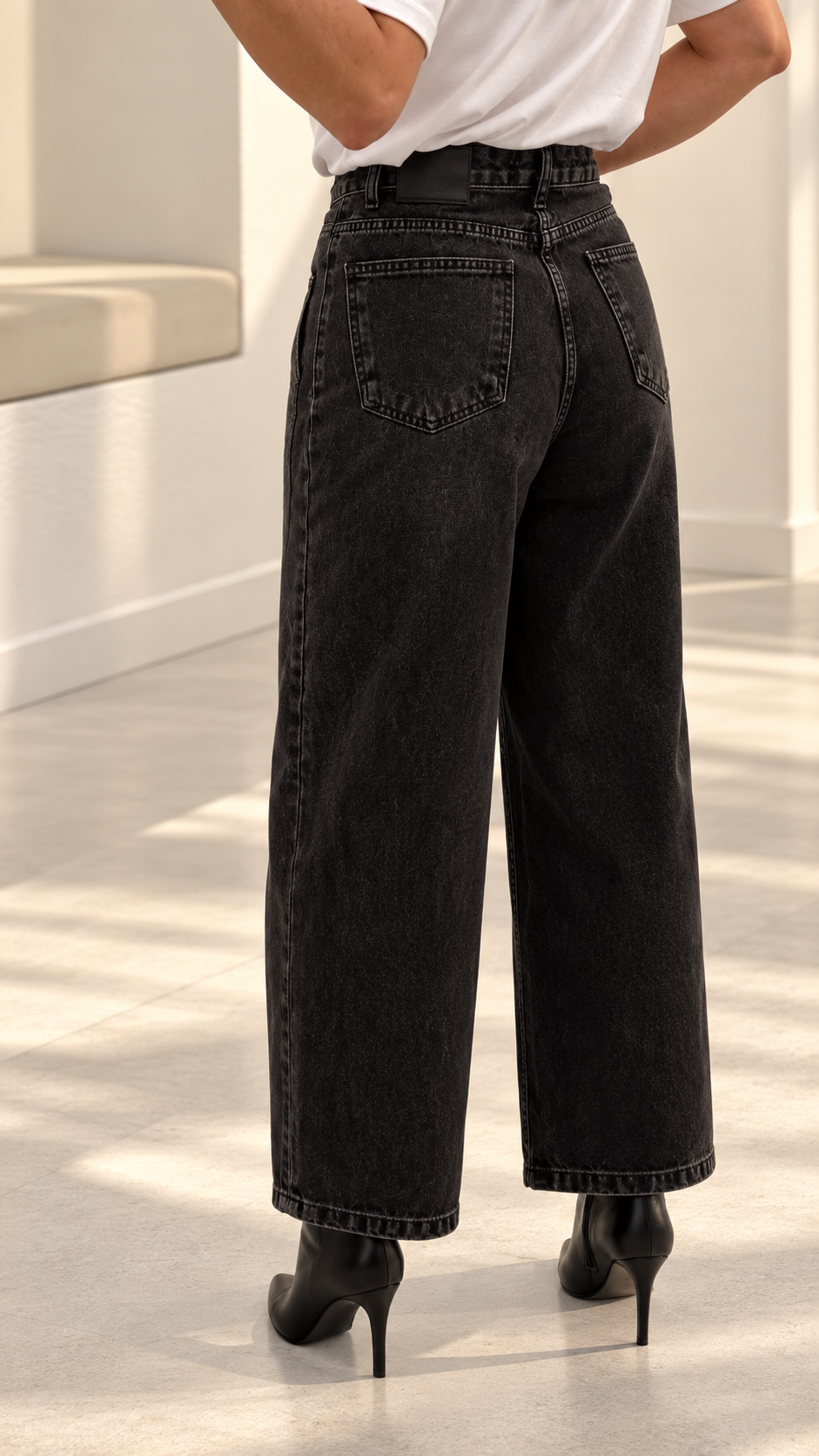 Füme Dikiş Detaylı Jean 545