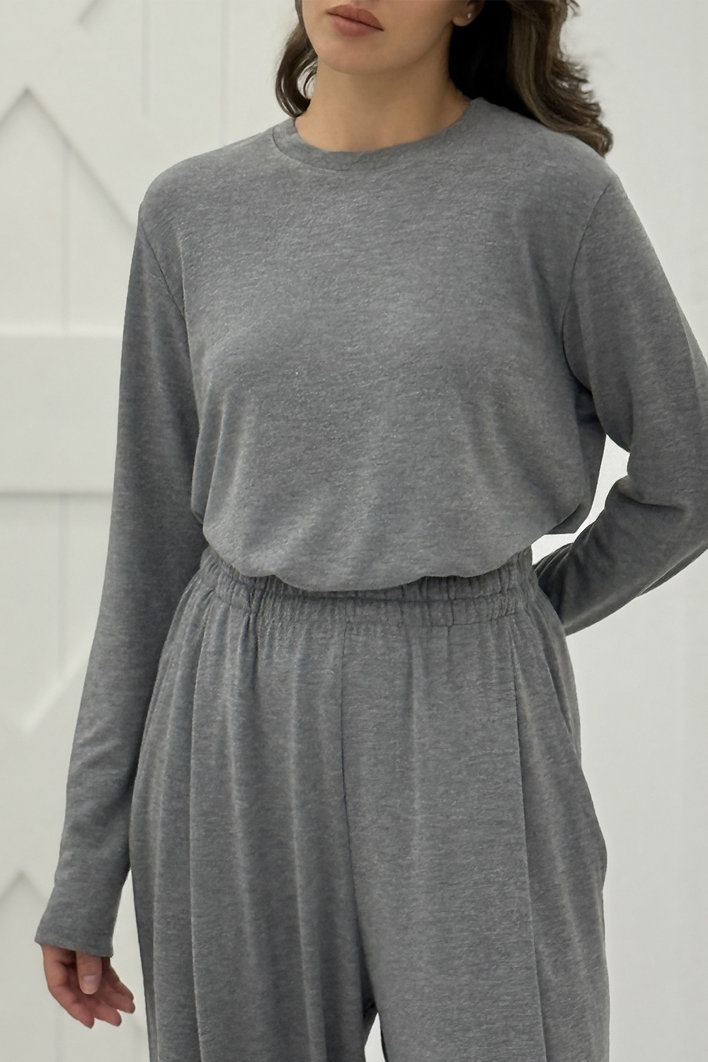 Gri Basic Tshirt 3105