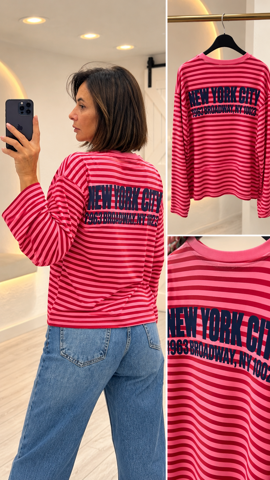 Kırmızı Çizgili Tshirt 4619