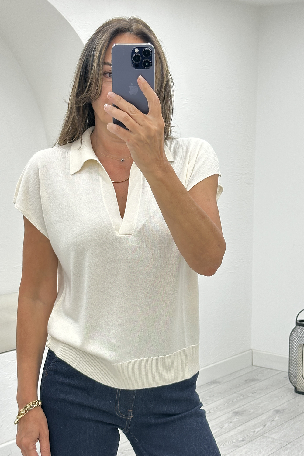 Krem Polo Yaka Triko 261057