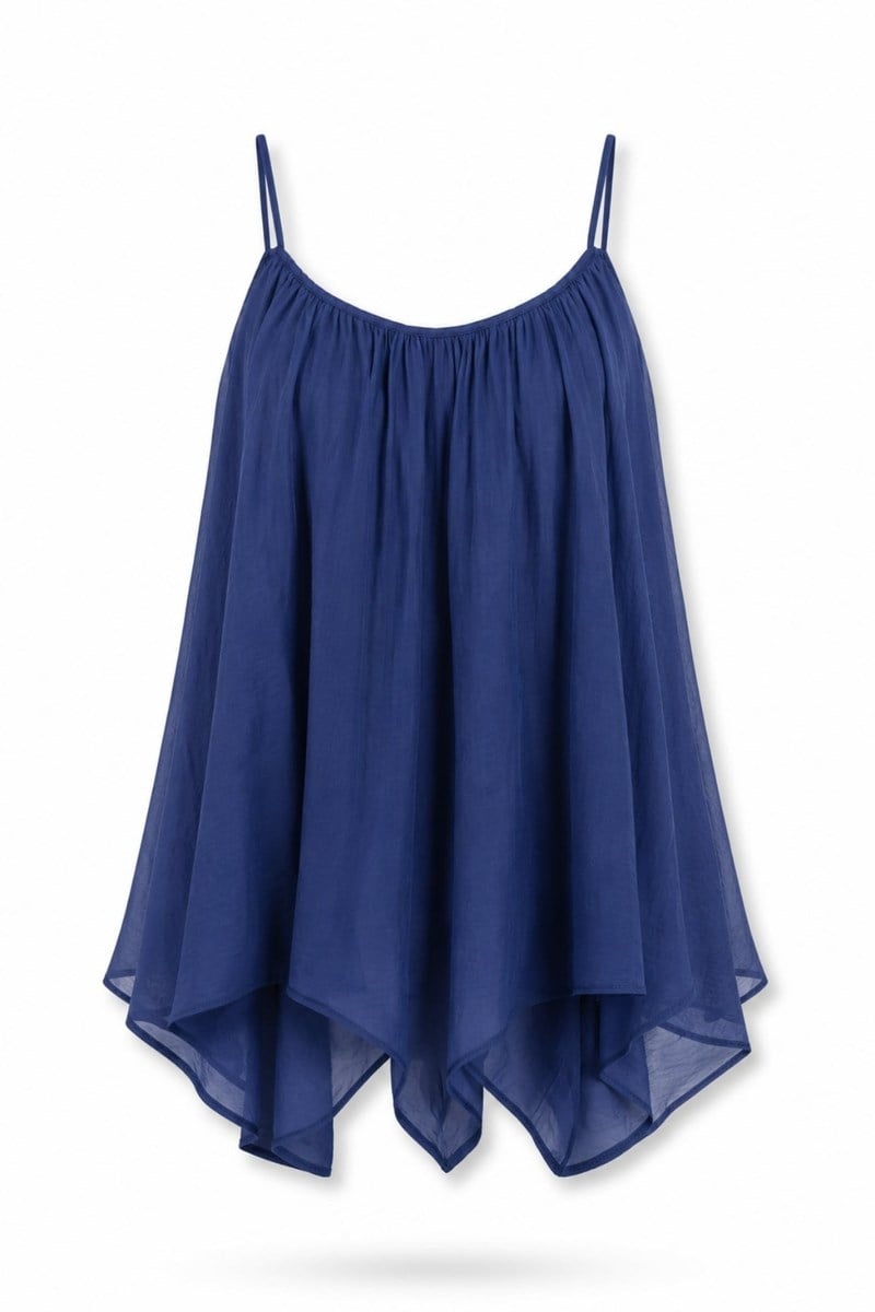 Lacivert Askılı Bluz 5090