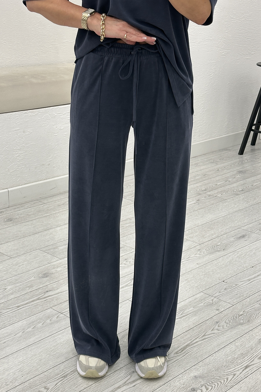Lacivert Modal Tshirt Pantolon Takım 7342