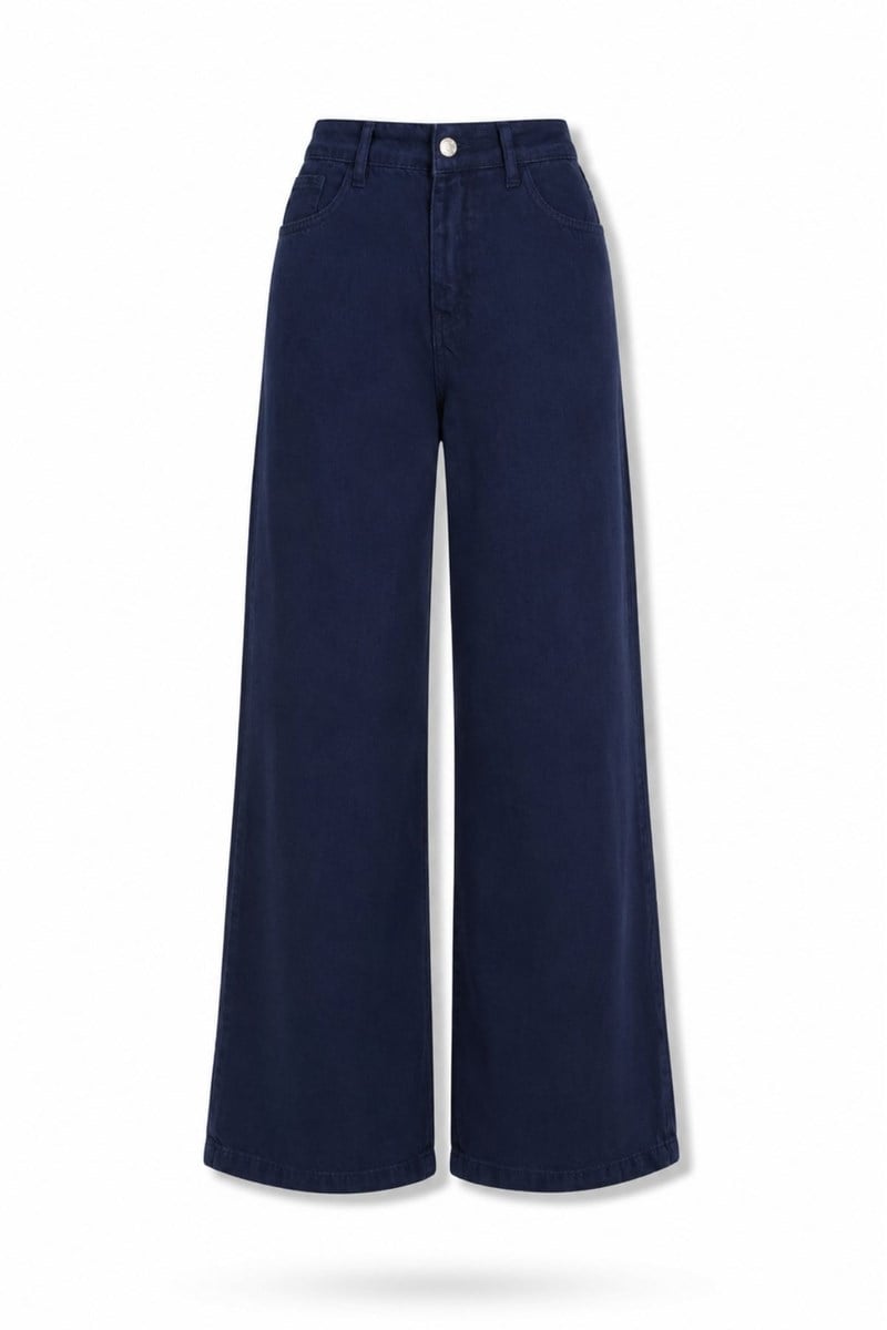 Lacivert Tensel Culotte Jean 01026