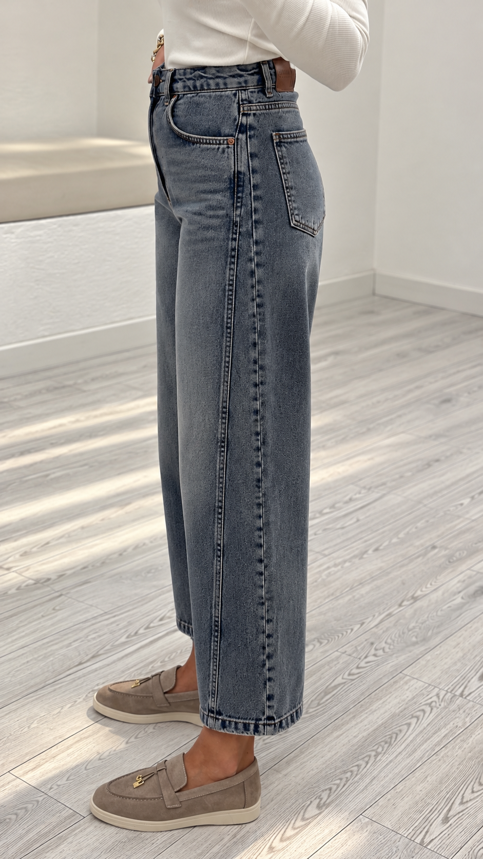 Mavi Dikiş Detaylı Jean 545