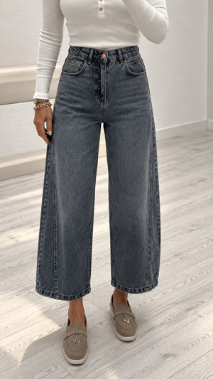 Mavi Dikiş Detaylı Jean 545