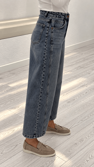 Mavi Dikiş Detaylı Jean 545
