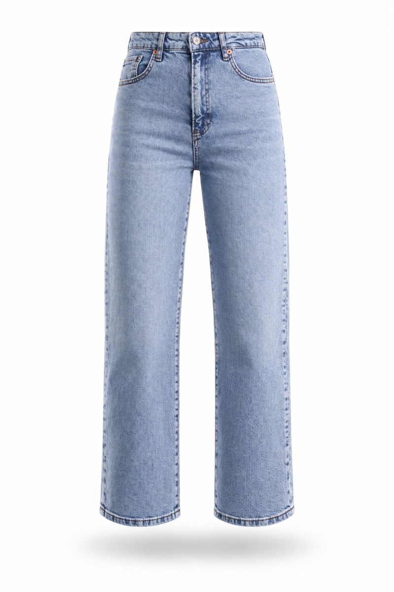 Mavi Düz Kesim Jean 541