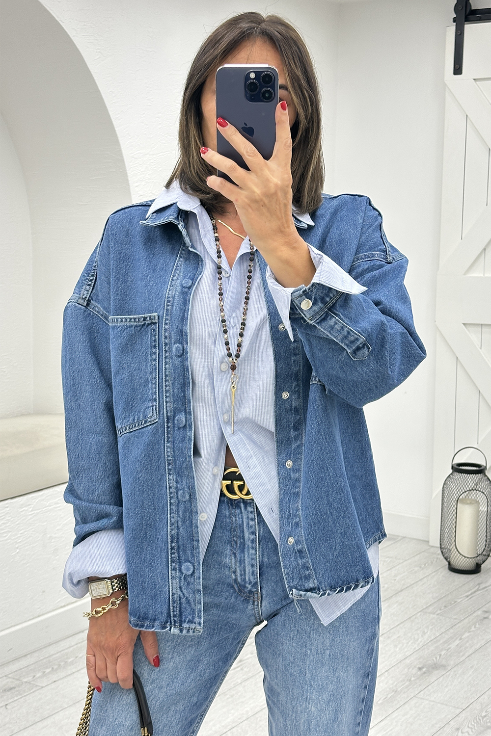 Mavi Oversize Denim Ceket 3682