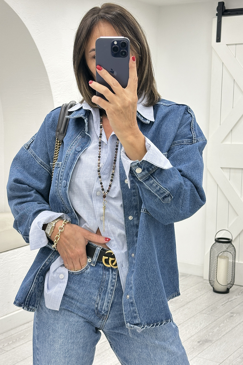 Mavi Oversize Denim Ceket 3682