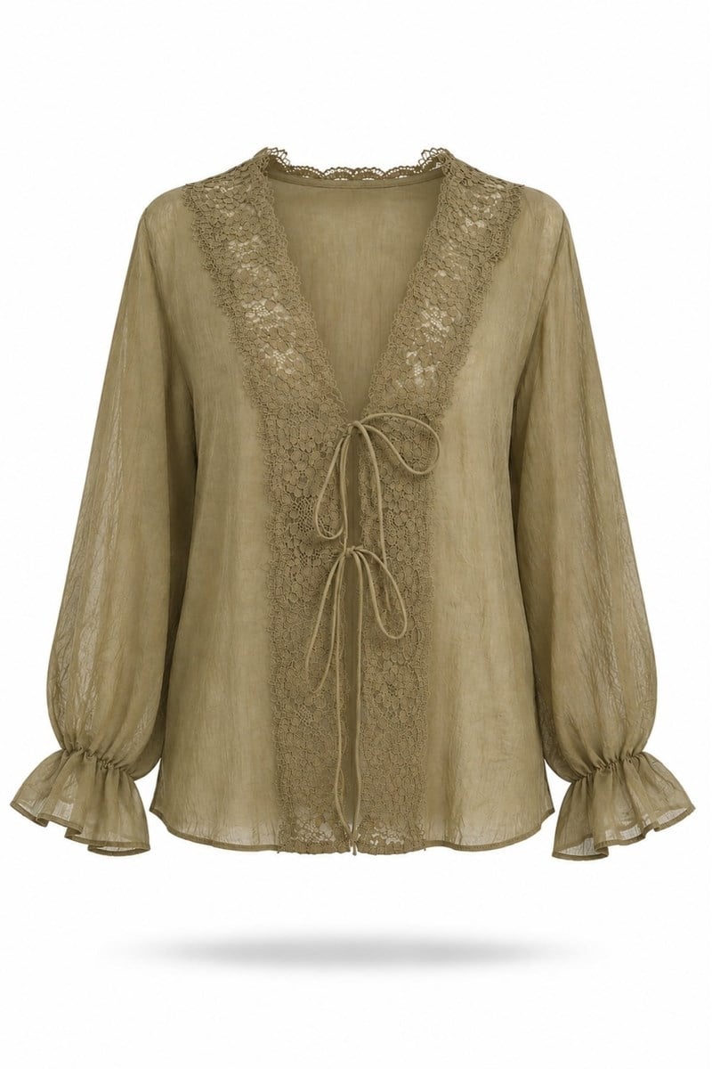 Olive Dantelli Kimono 5108