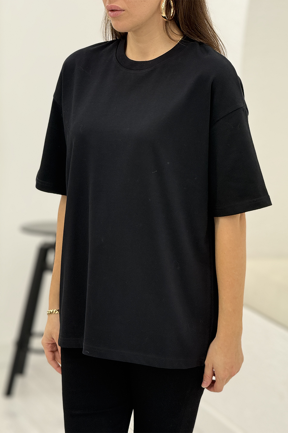 Siyah Basic Tshirt 80266