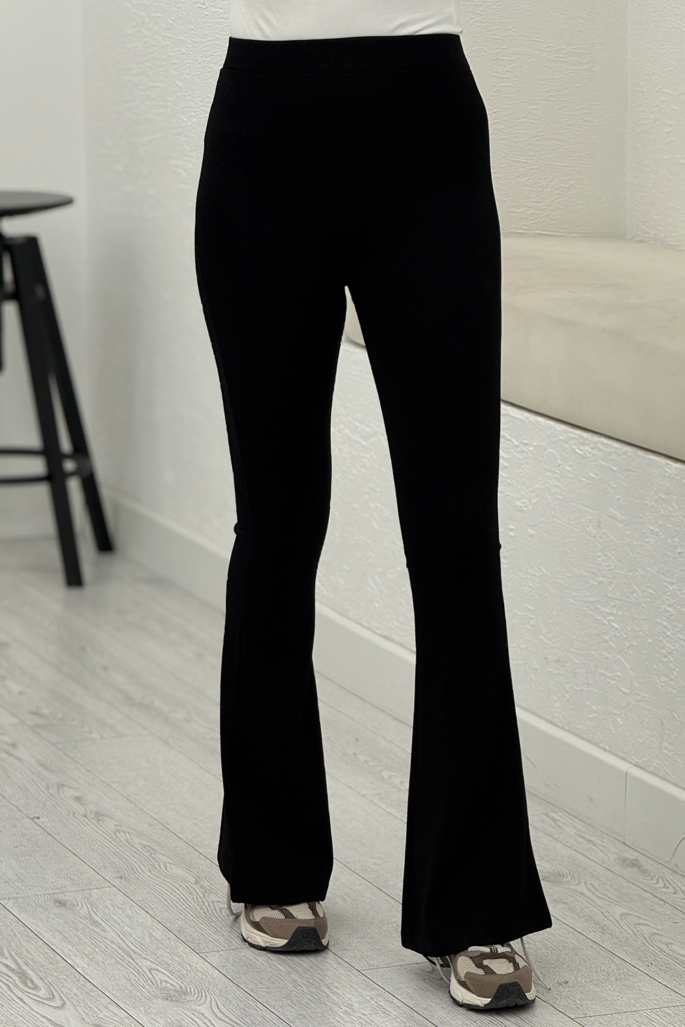 Siyah Çelik İspanyol Tayt 0185