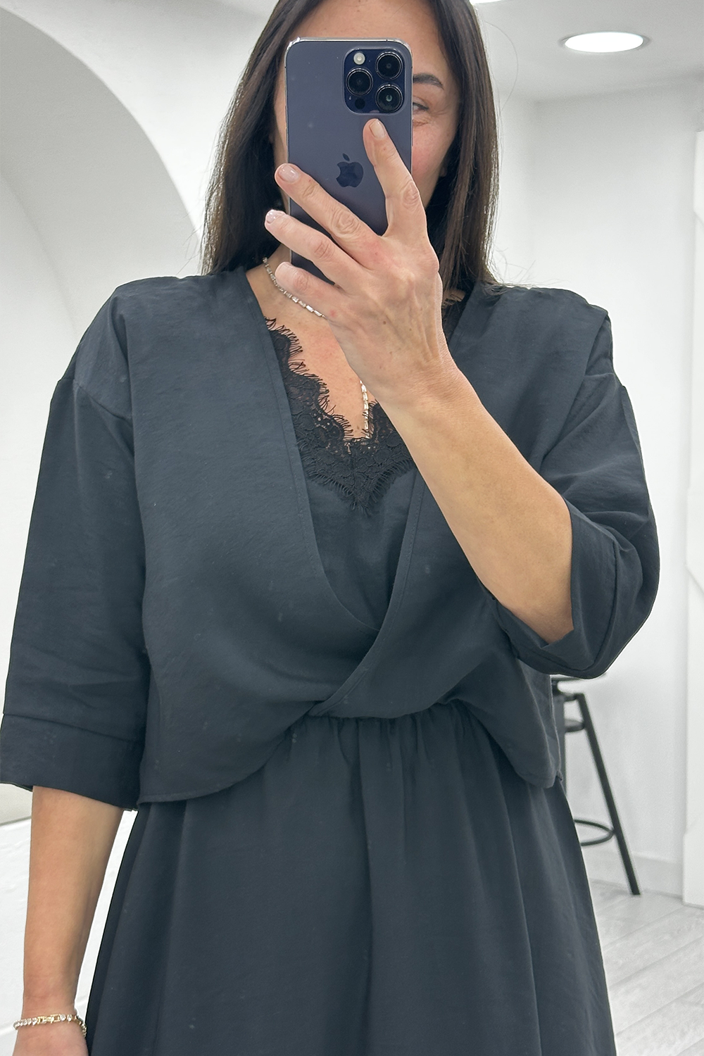 Siyah Elbise 3687