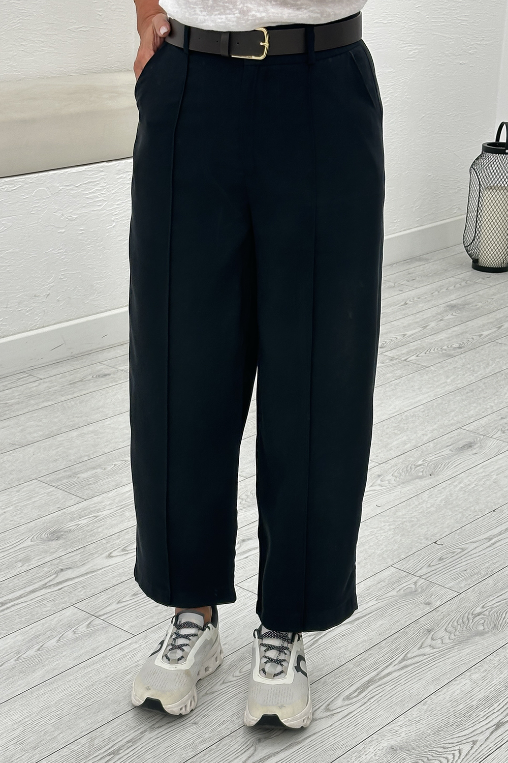 Siyah Kemerli Pantolon 58549