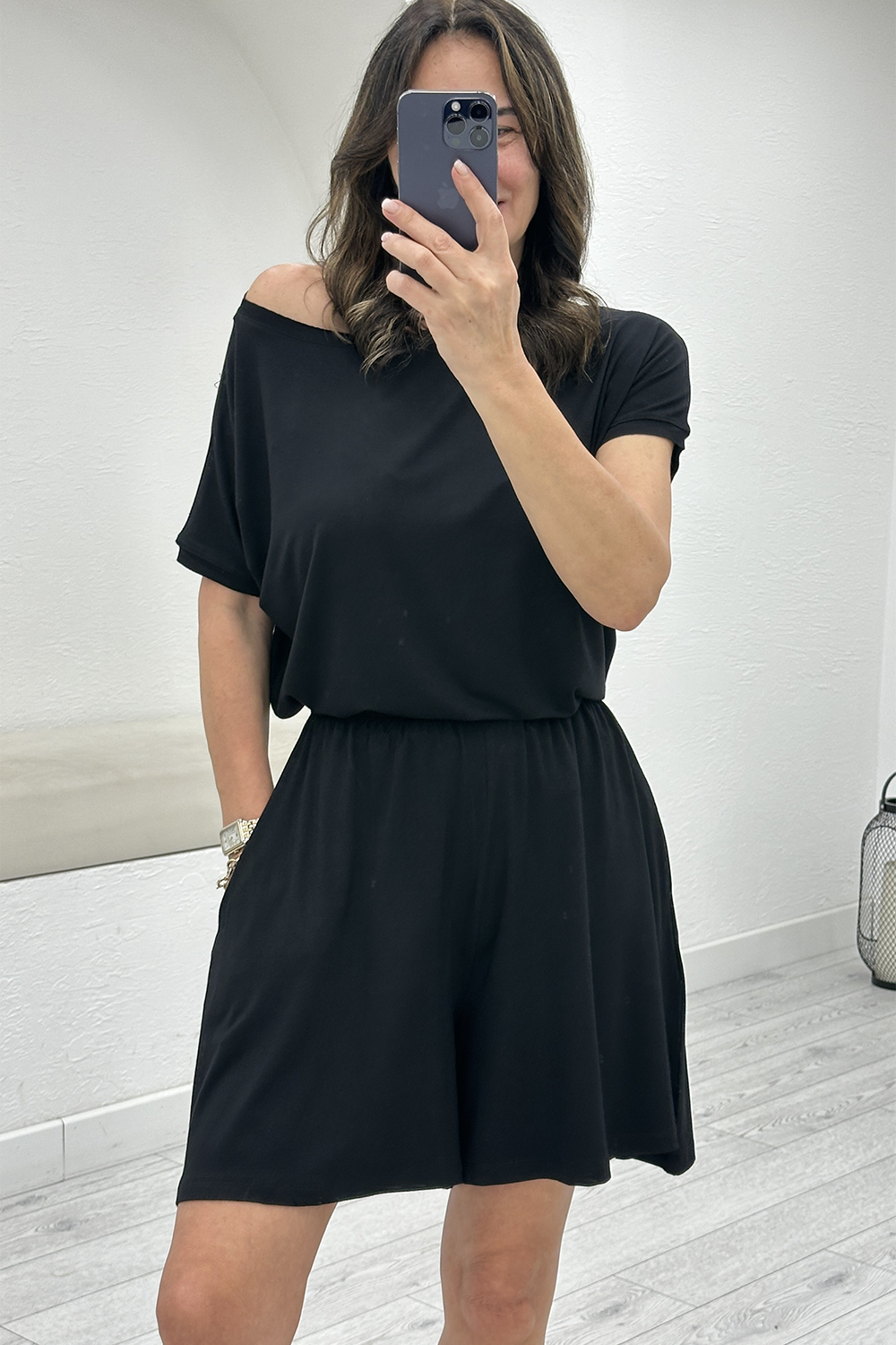 Siyah Tshirt Şort Takım 3935