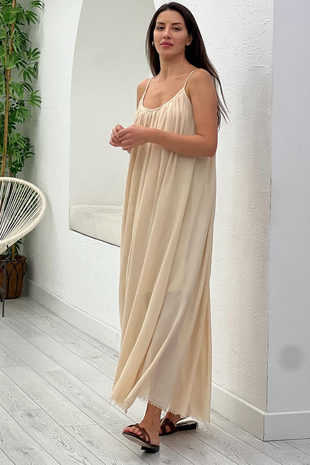 Taş Askılı Elbise 3173