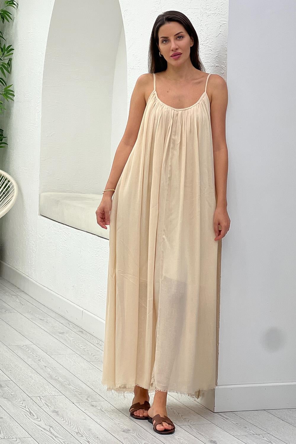 Taş Askılı Elbise 3173