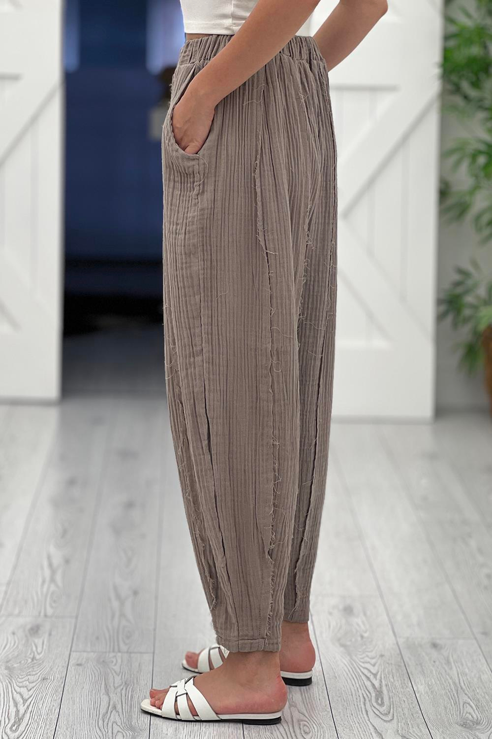 Vizon Müslin Şalvar Pantolon 50118