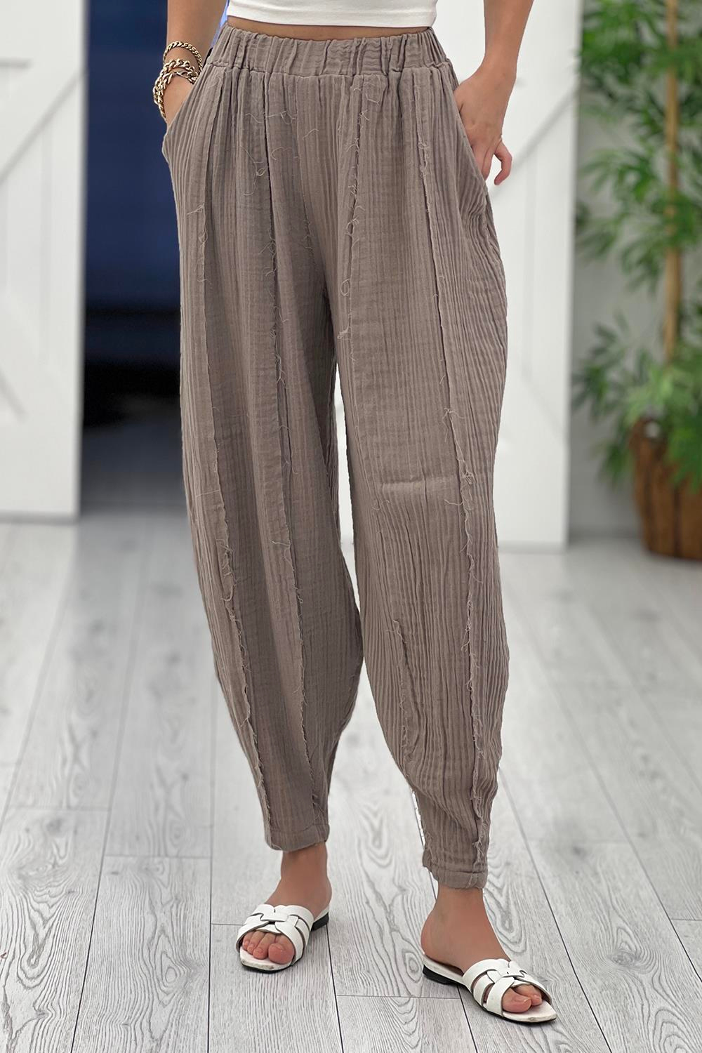Vizon Müslin Şalvar Pantolon 50118