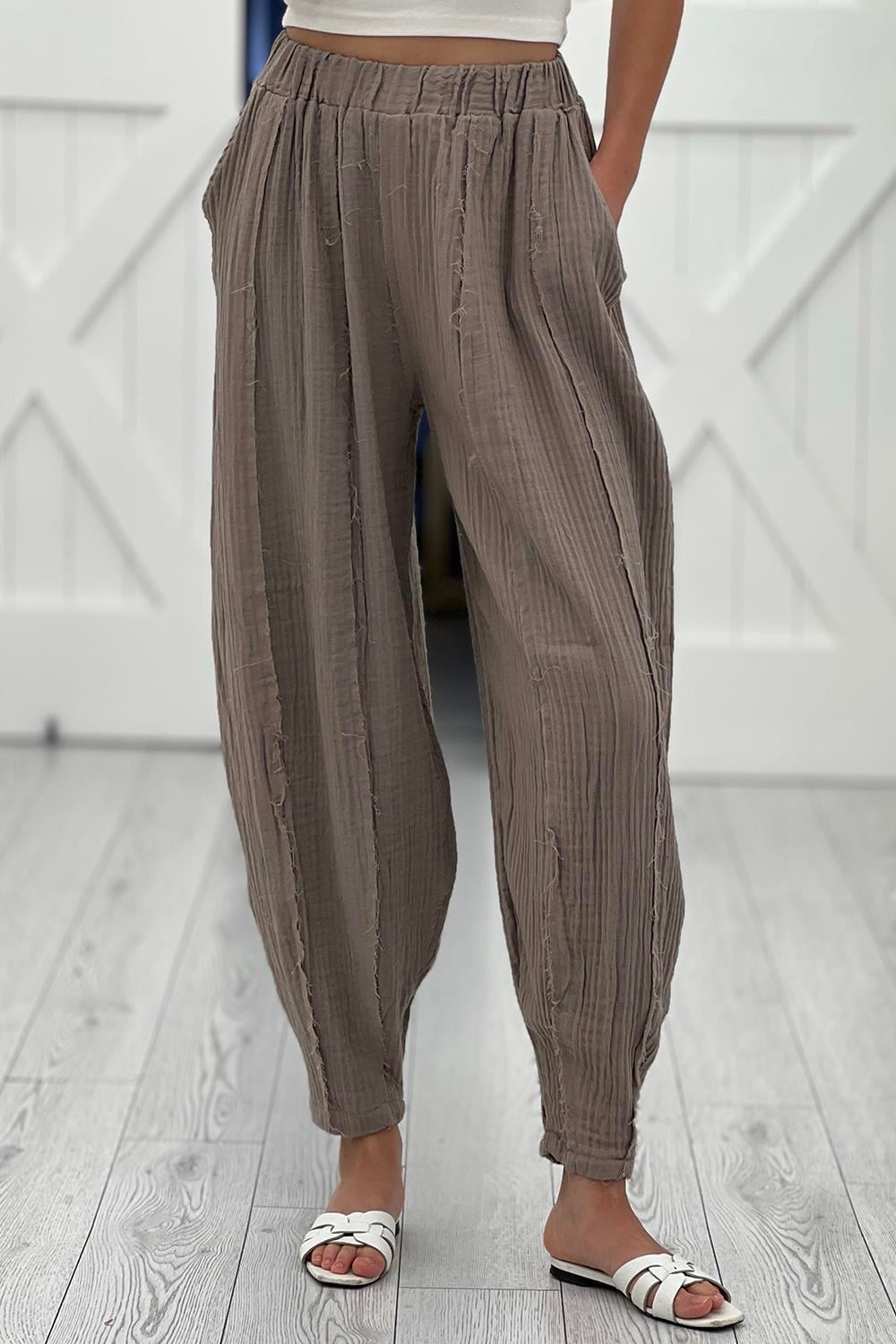Vizon Müslin Şalvar Pantolon 50118