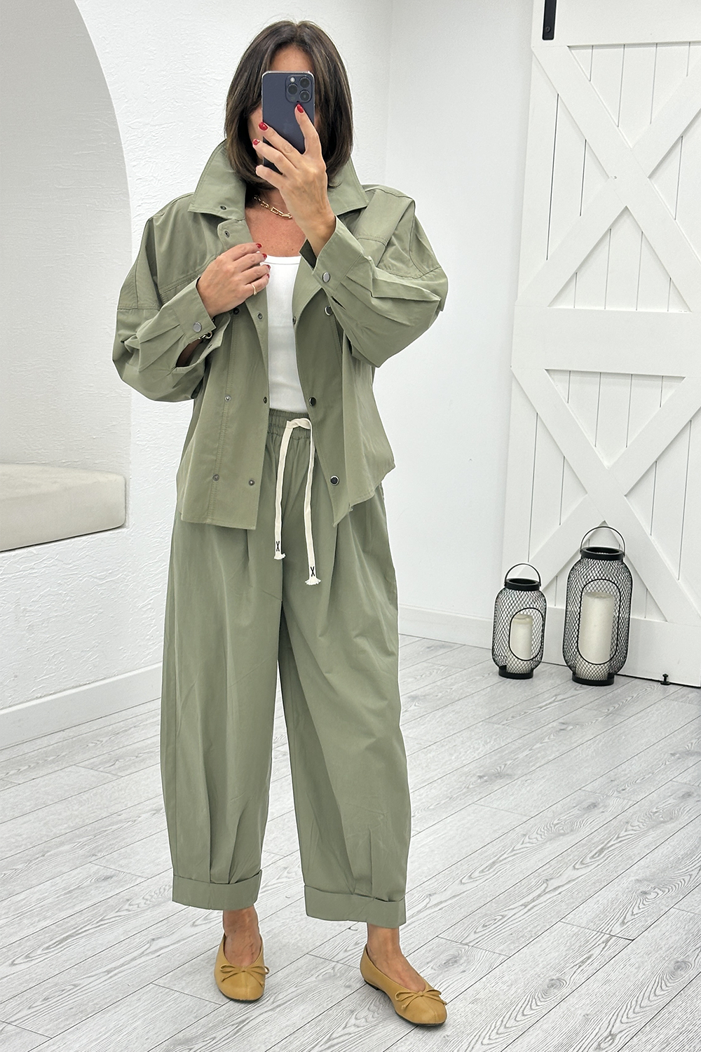 Yeşil Gömlek Pantolon Takım 51463