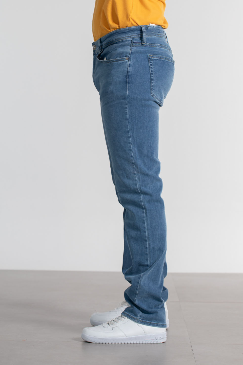Alex comfort fit denim pantolon-milano Buz Mavi