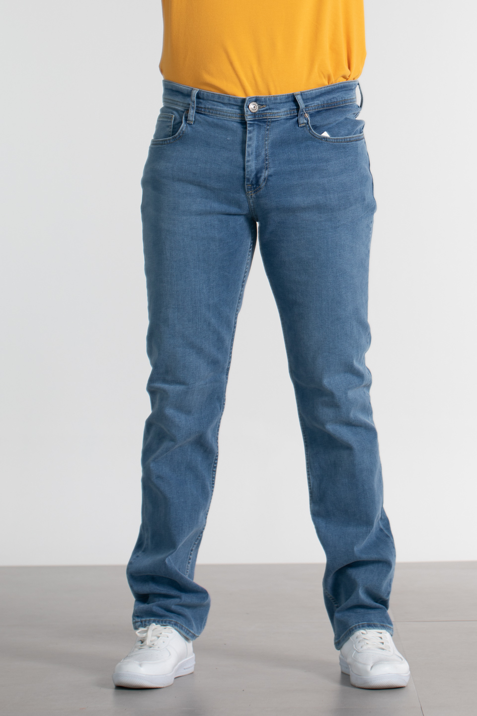 Alex comfort fit denim pantolon-milano Buz Mavi