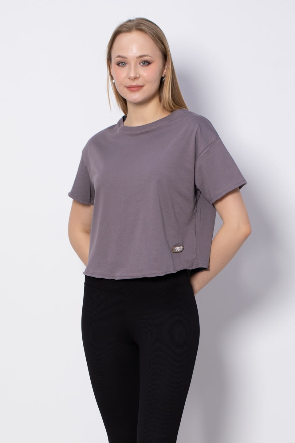 Arma Detaylı T-Shirt - Antrasit
