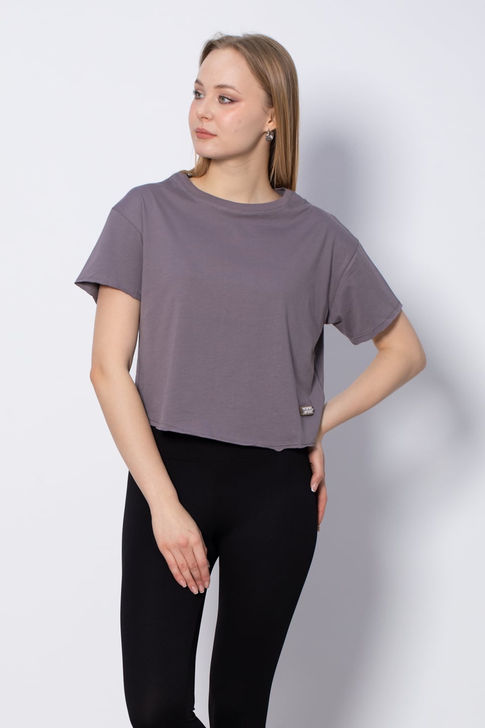 Arma Detaylı T-Shirt - Antrasit