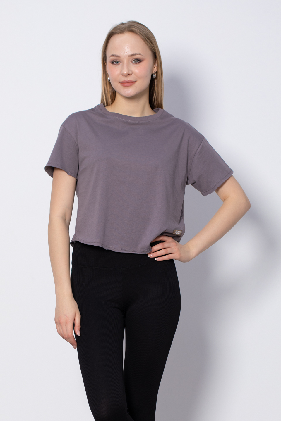 Arma Detaylı T-Shirt - Antrasit