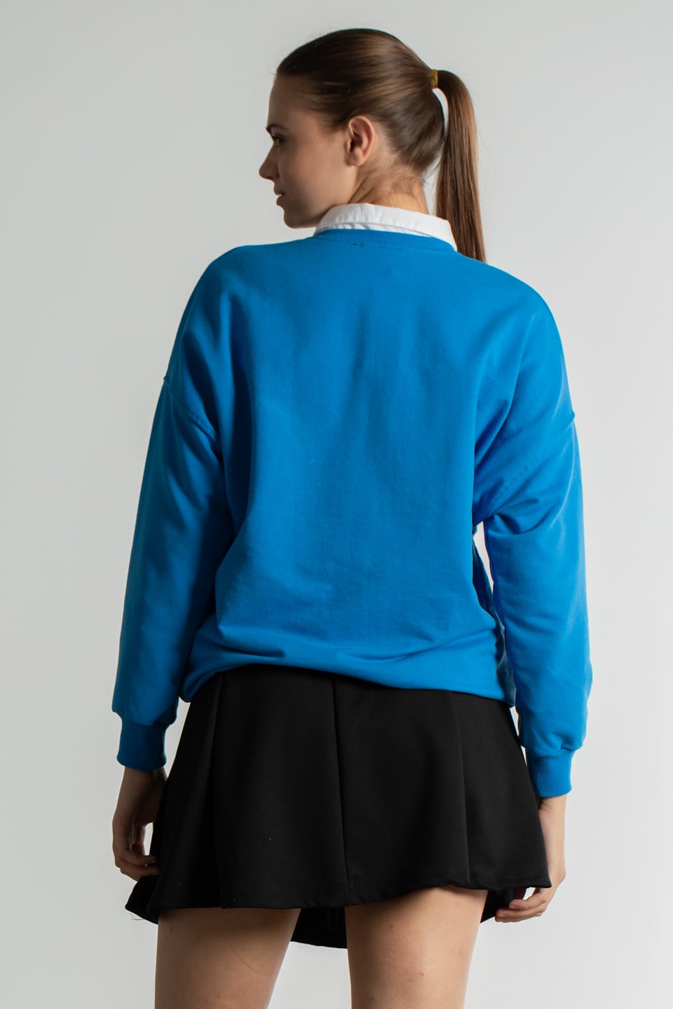 Atlanta Baskılı Sweatshirt - Saks
