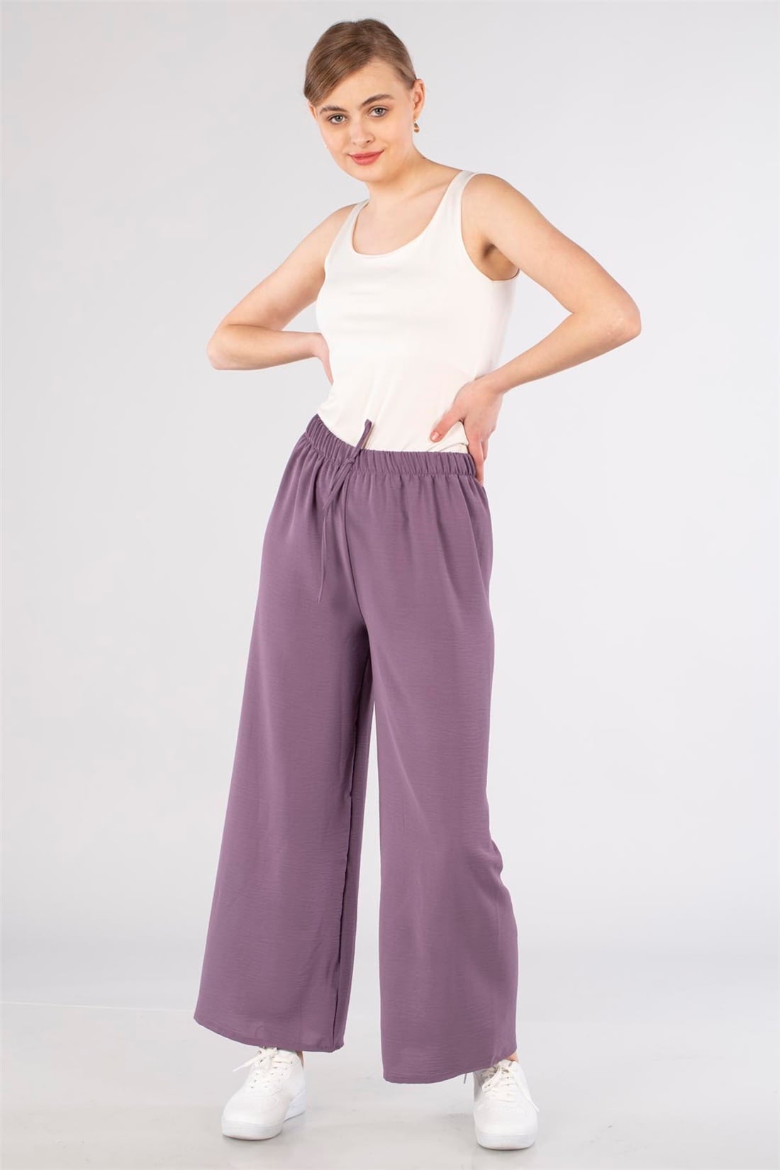 Ayeobbin Bol Paça Pantolon-Lila
