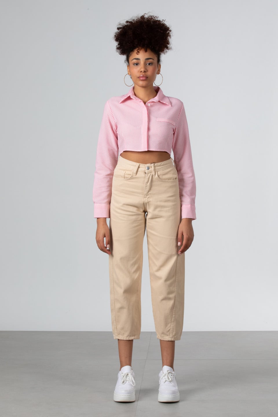 Balon mom jean-1036 Bej
