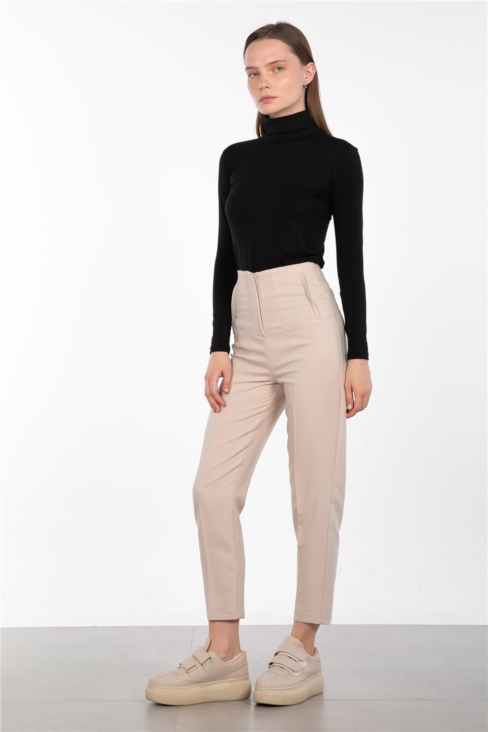 Basıc balıkçı yaka body-R959 Siyah