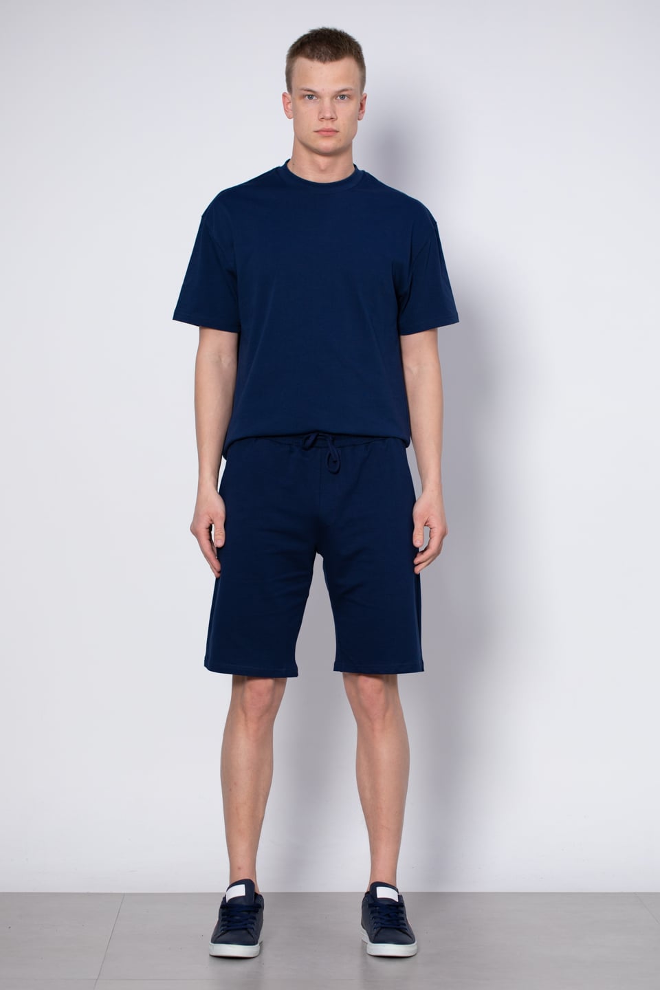 Basıc şort-8021 İndigo