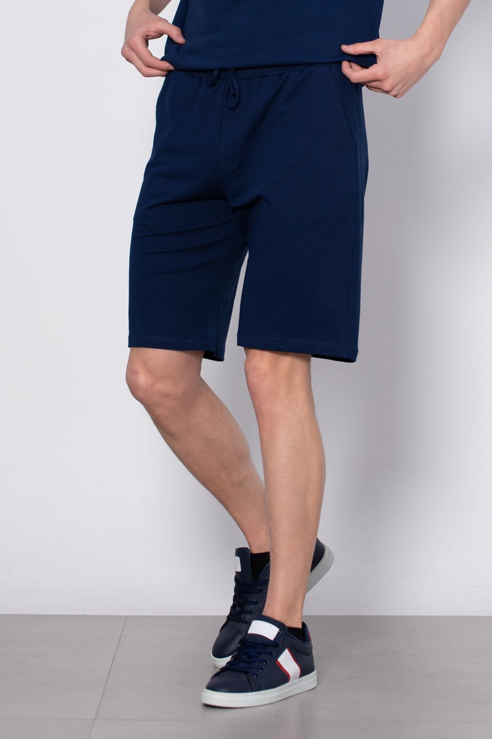 Basıc şort-8021 İndigo