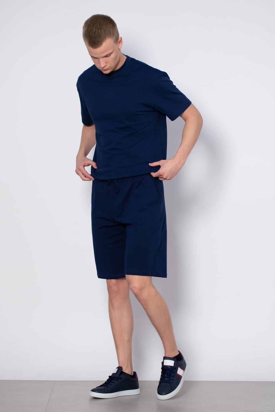 Basıc şort-8021 İndigo