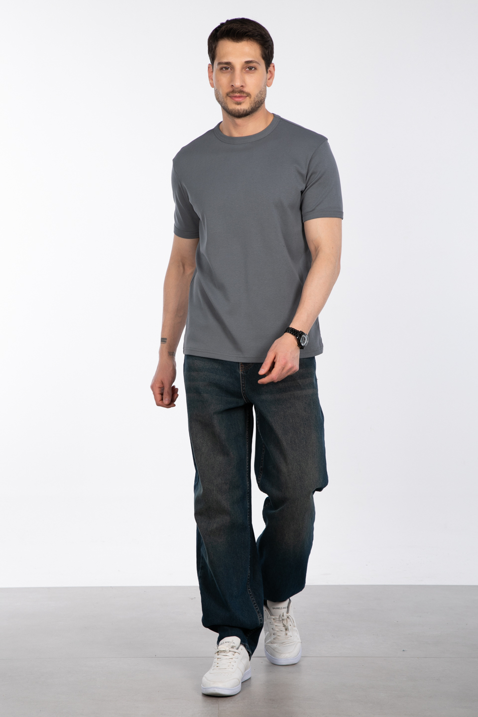 Basic t-shirt-2143-1 A.Haki
