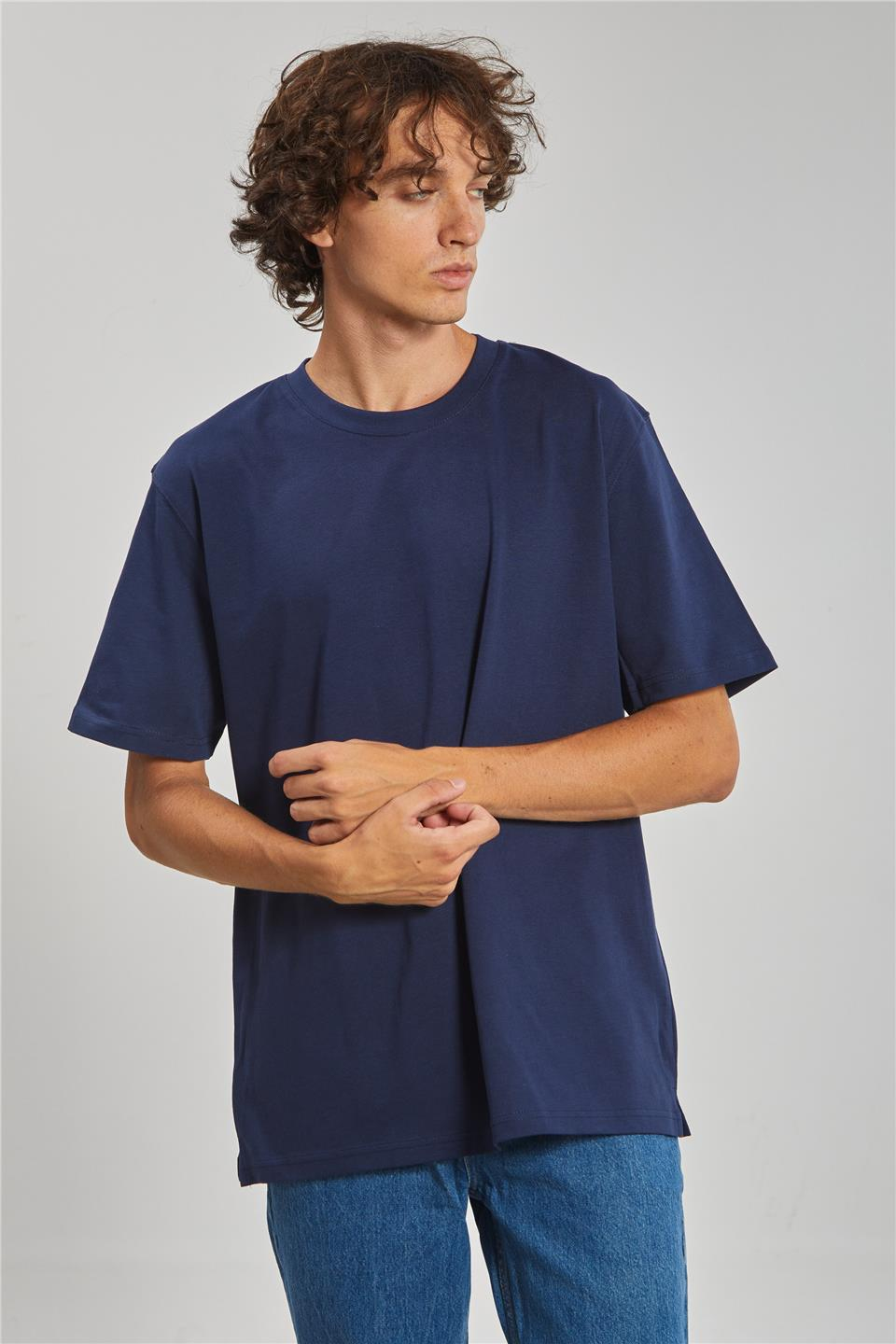 Basic T-Shirt - İndigo