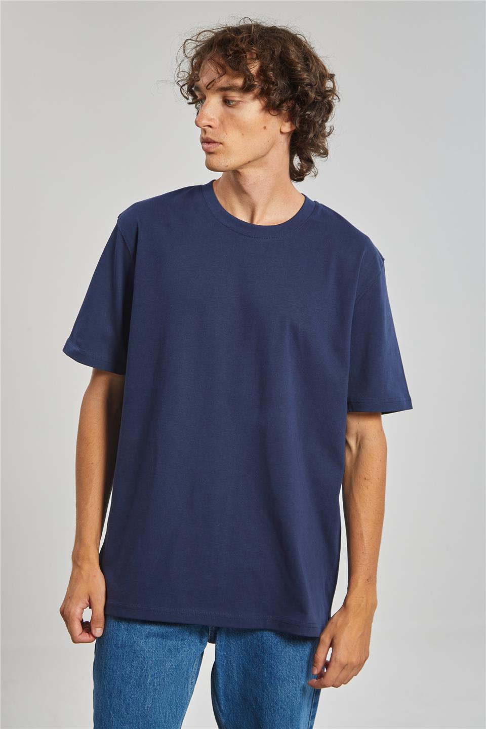 Basic T-Shirt - İndigo