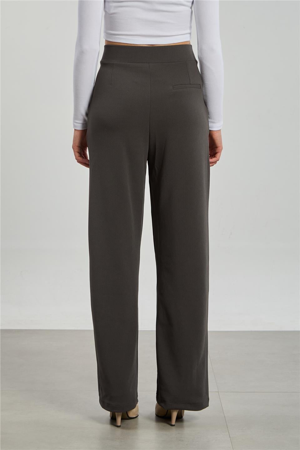 Beli Cırtlı Pantolon-1002KM Antrasit