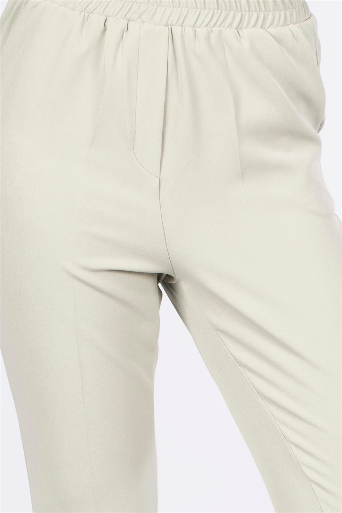 Beli Lastikli Pantolon-Mint
