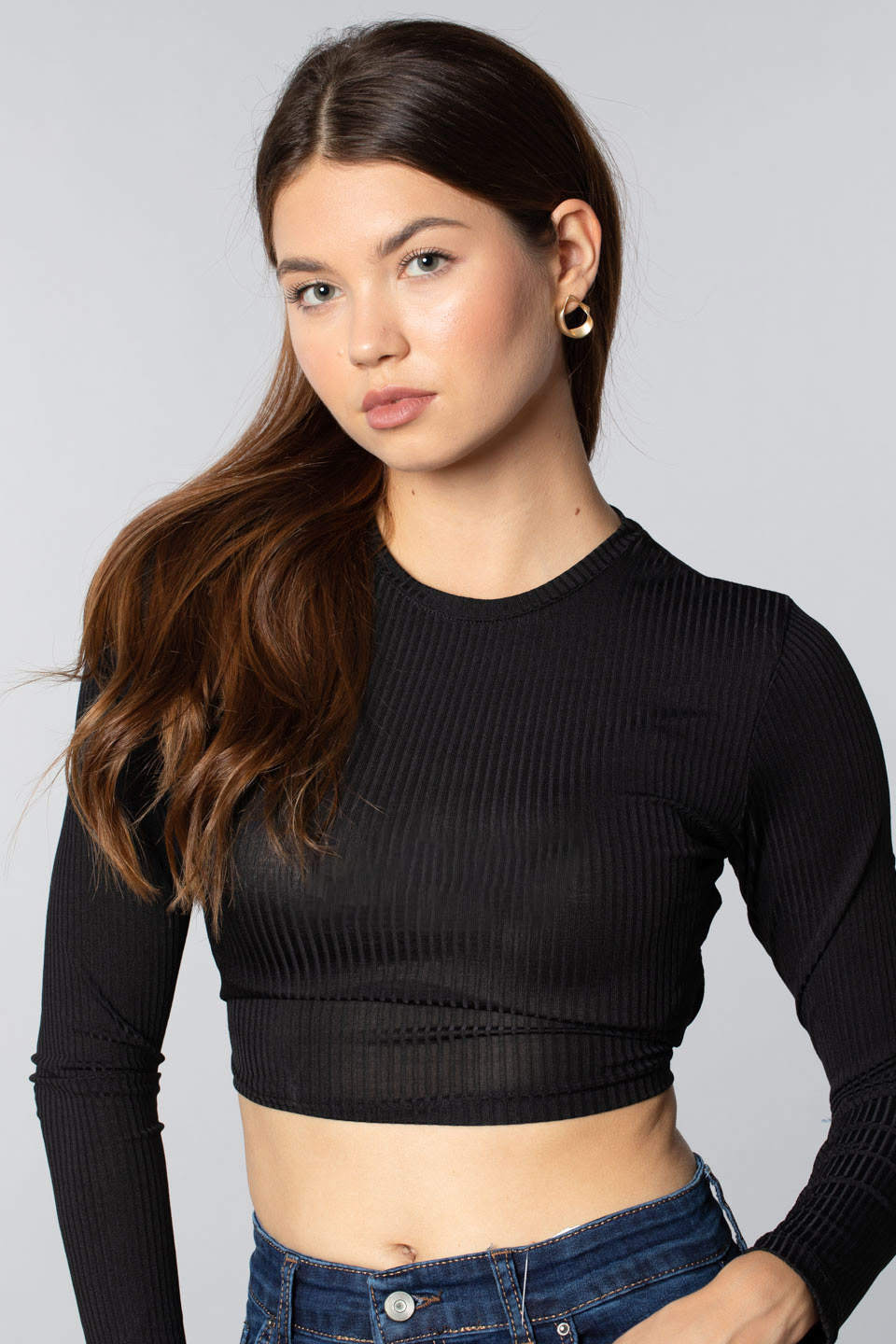 Bisiklet yaka arkası bağlamalı body-7356 Siyah