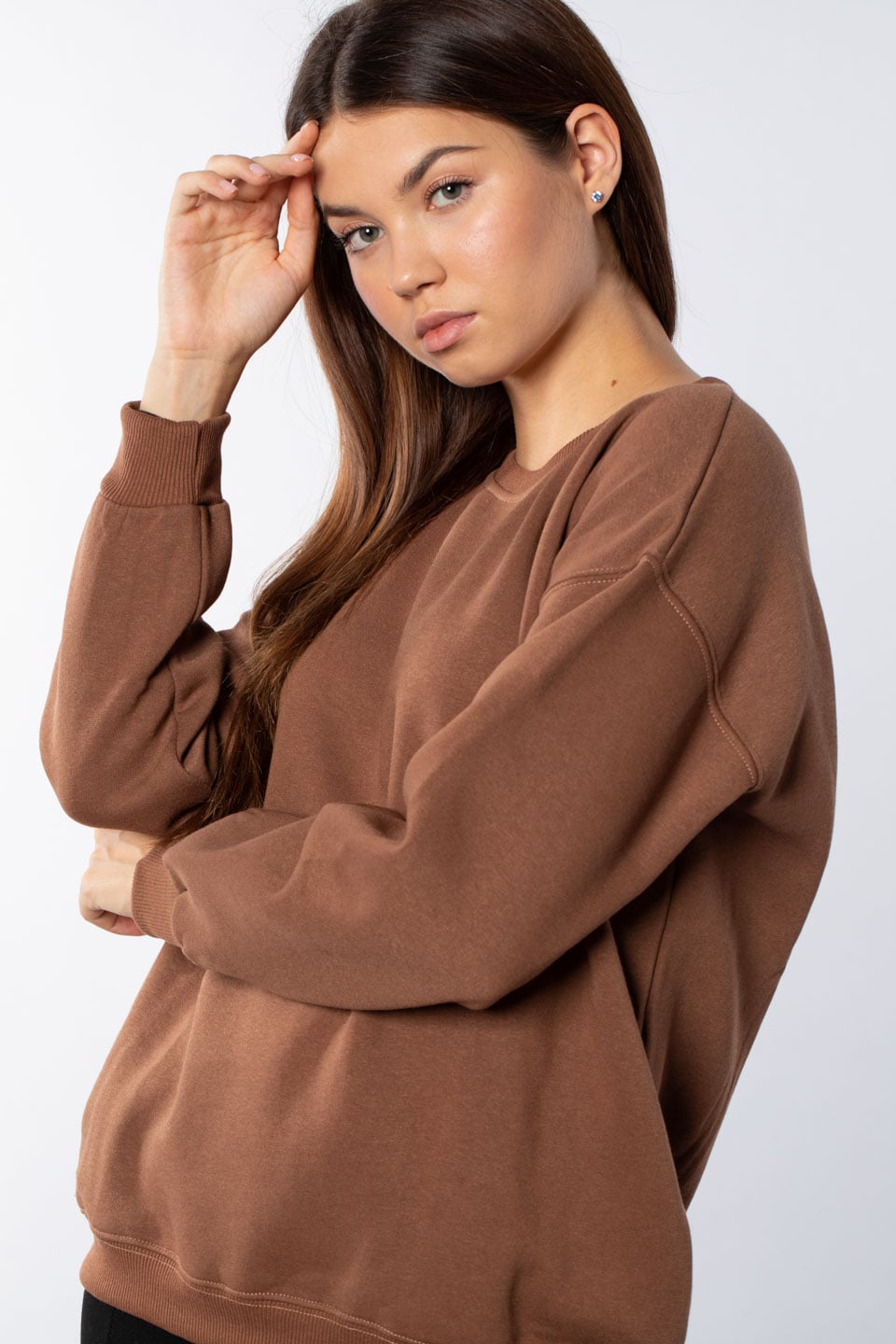 Bisiklet Yaka Sweatshirt-Bisküvi