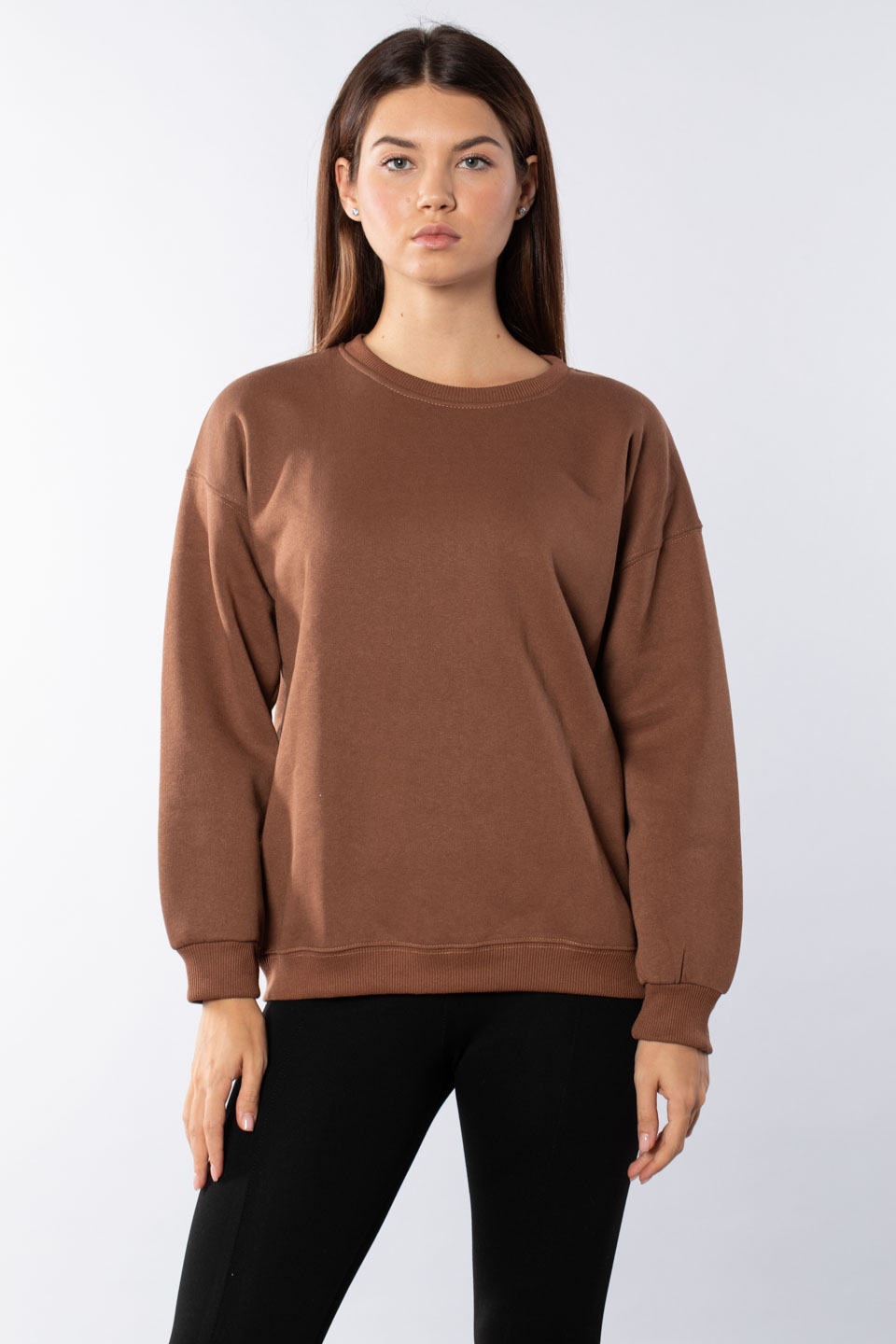 Bisiklet Yaka Sweatshirt-Bisküvi