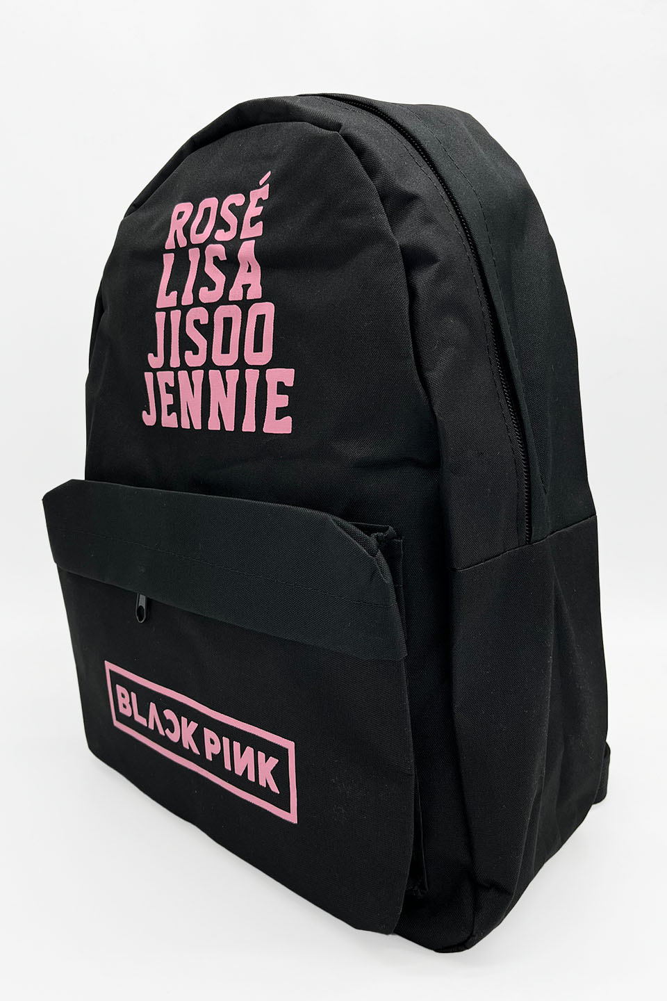 Black pink yazılı sırt çanta Siyah