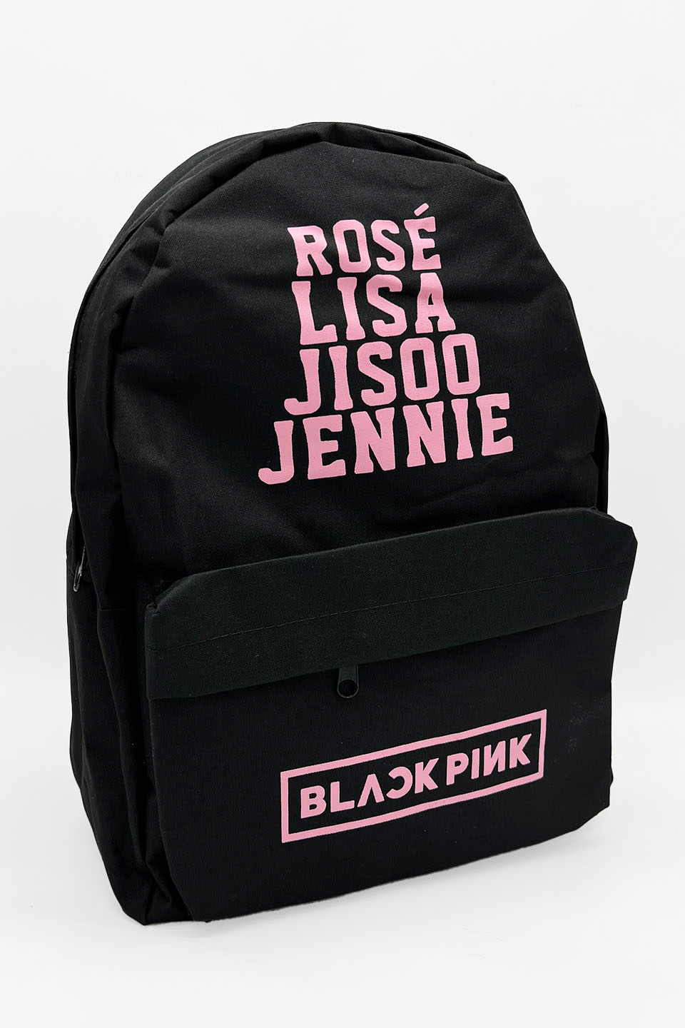 Black pink yazılı sırt çanta Siyah