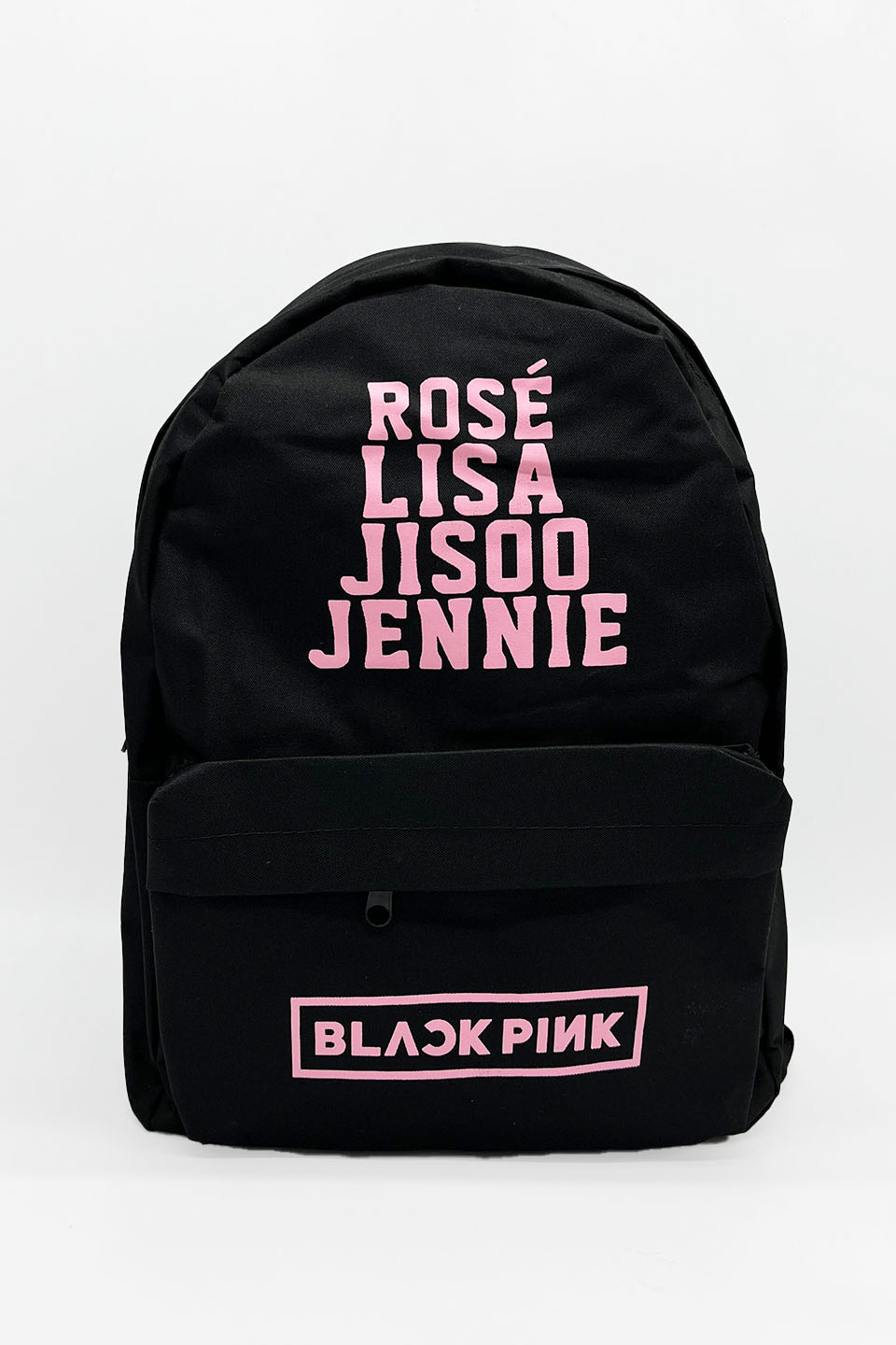 Black pink yazılı sırt çanta Siyah