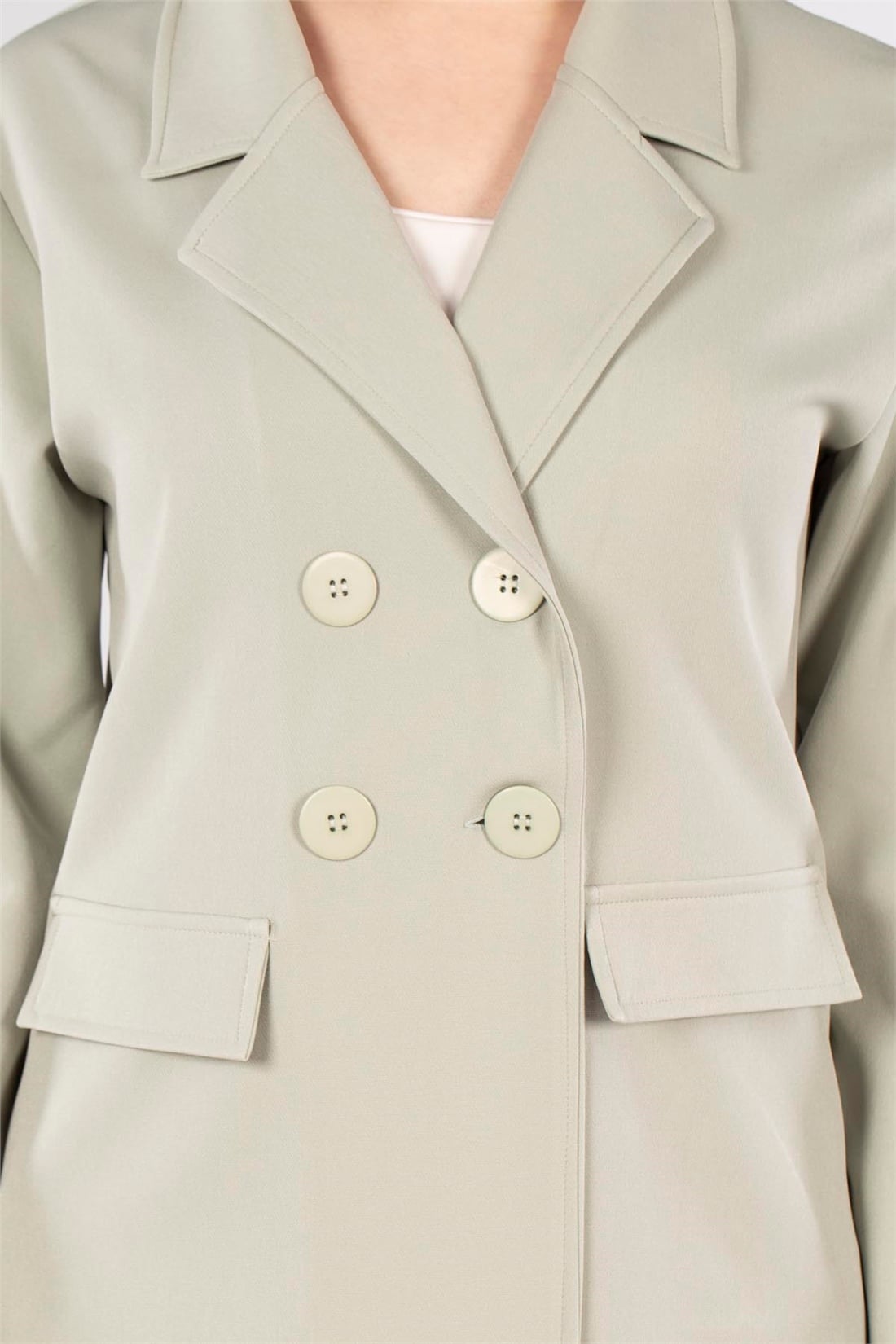 Blazer Ceketli Takım-Mint
