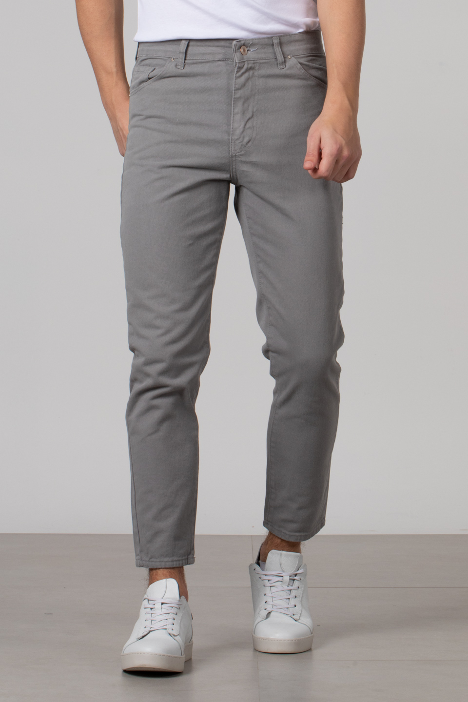 Boyfriend pantolon-KARDELEN-H3150 Gri